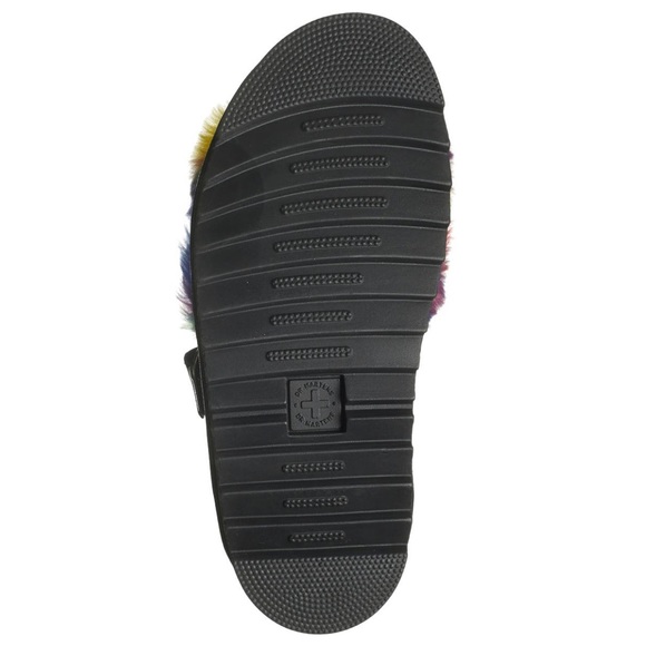 Dr Marten 2 colorful Furry Sandal size 7 - Picture 6 of 9